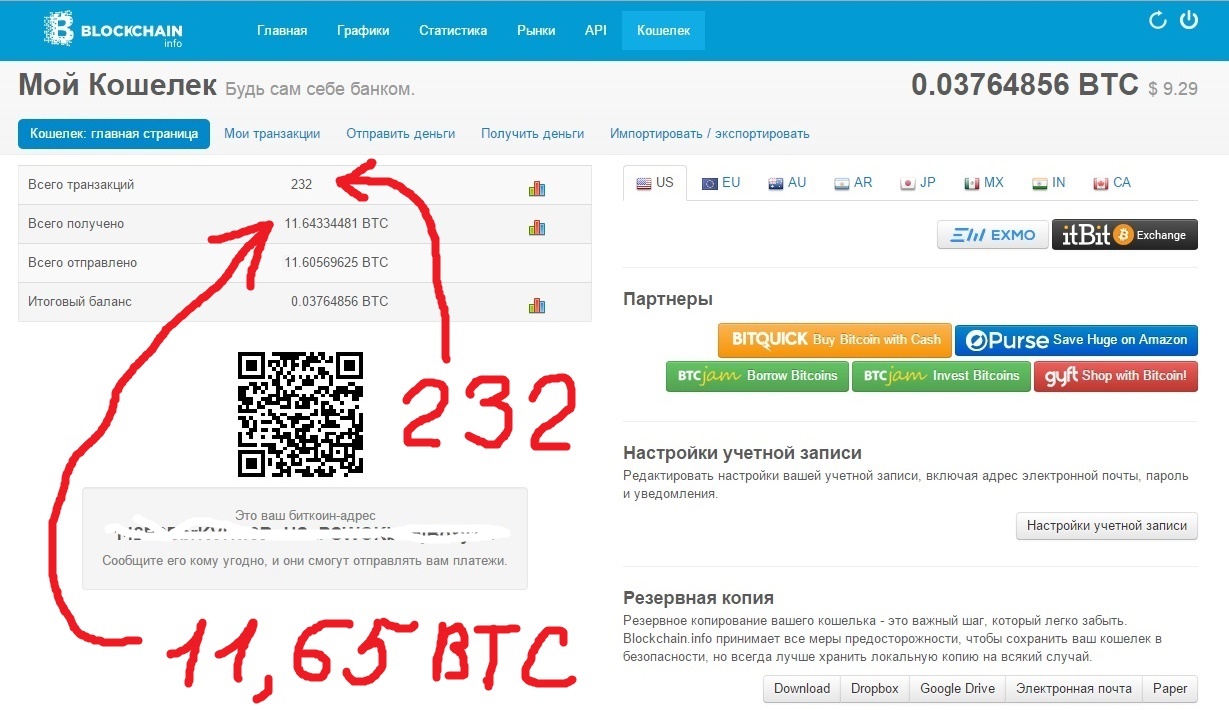 биткоины